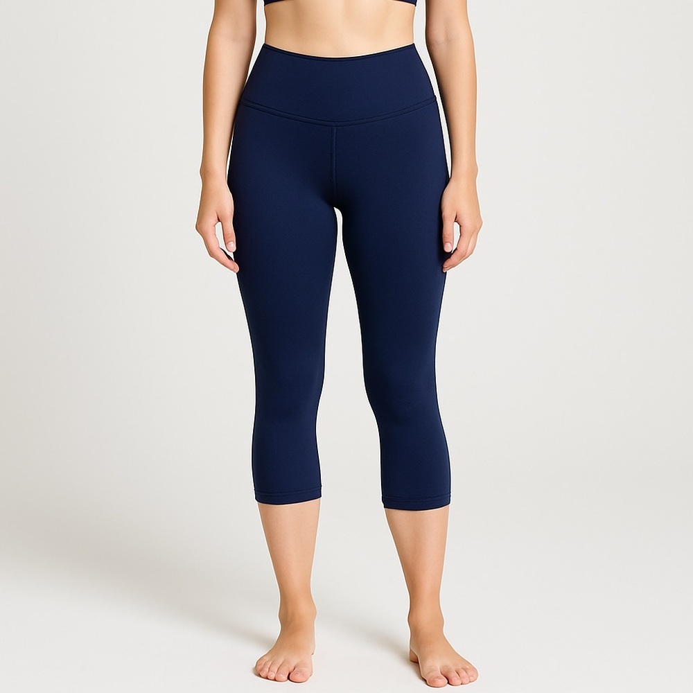 💙 ALONG FIT Navy Cropped Leggings – Women’s Small 💙